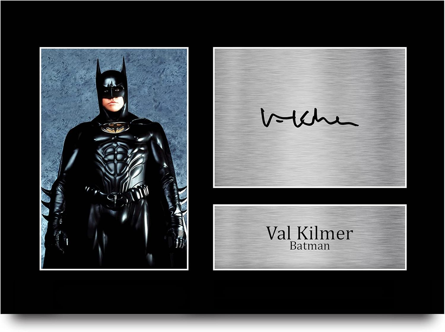 HWC Trading A4 Val Kilmer Batman Forever Gifts Printed Signed Autograph Picture for Movie Memorabilia Fans