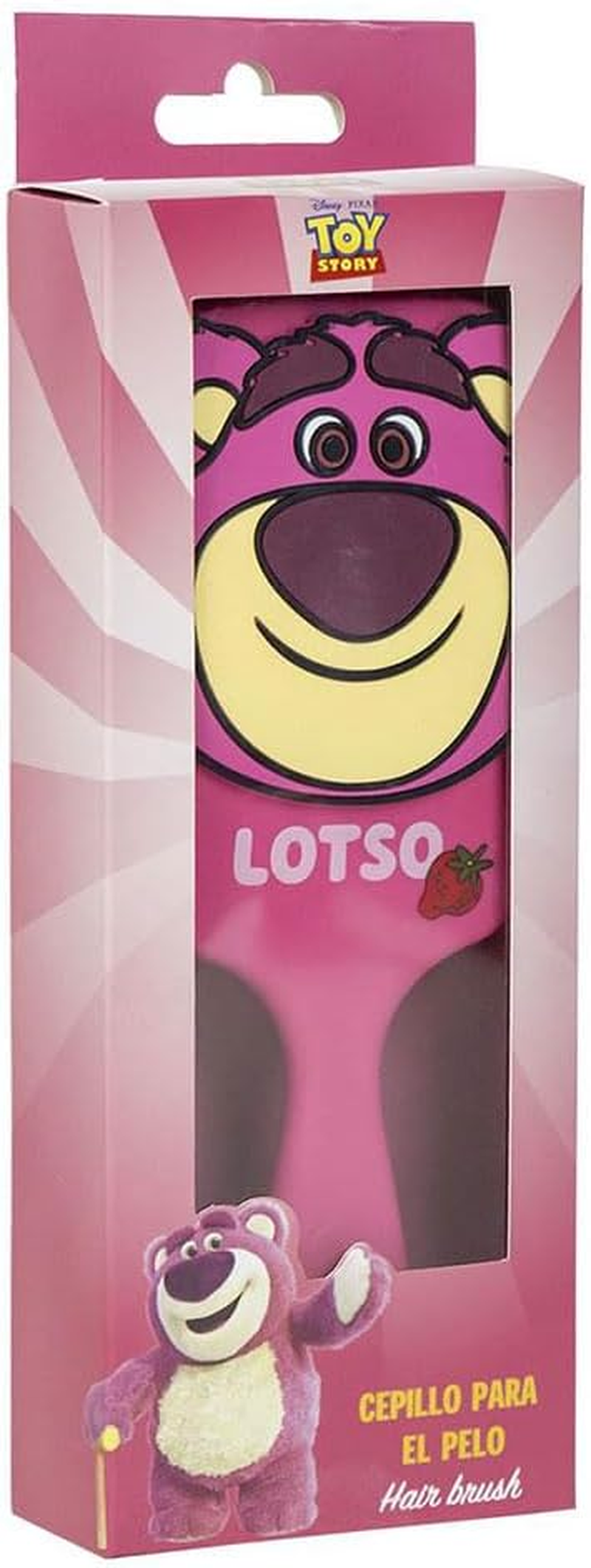 CERD&Aacute; LIFE'S LITTLE MOMENTS - Toy Story Hair Brush - Pink - Detangling Brush - Lotso Print Design - Original Product image number 2