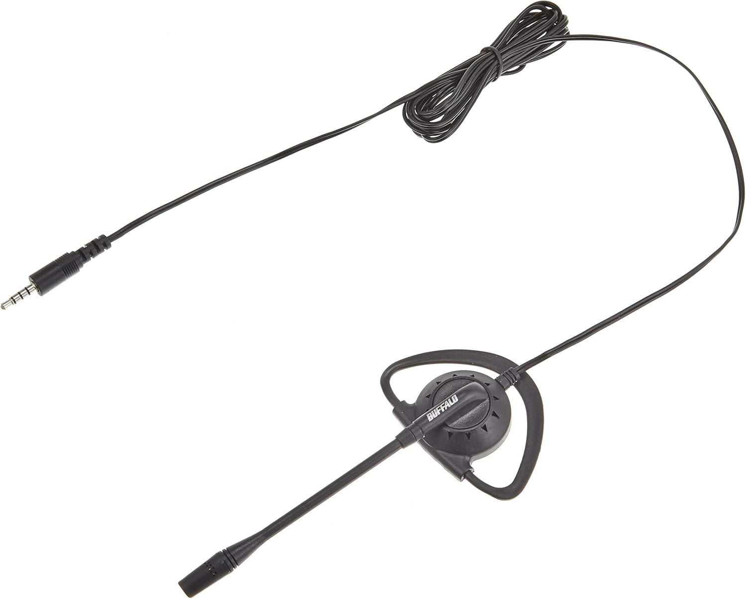 Buffalo BSHSECM105BK 4 Pole Single Ear Hook Headset image number 2