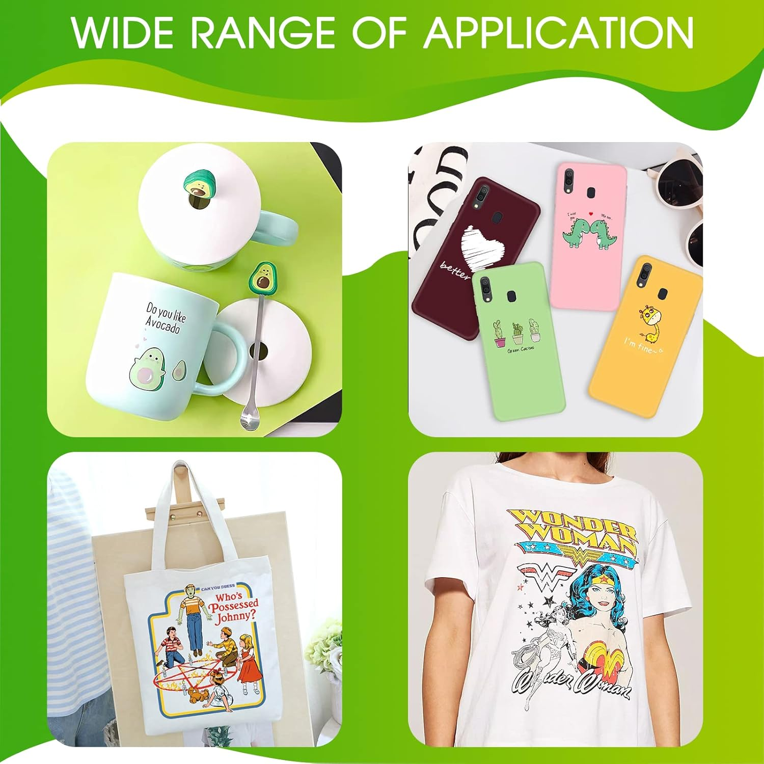 Premium DTF Ink - 1500ML for PET Film, Refill Ink for Epson ET-8550, L1800, L800, R2400, P400, P800, XP15000 - Heat Transfer Printing Direct to Film (250Ml X 6, CMYK)