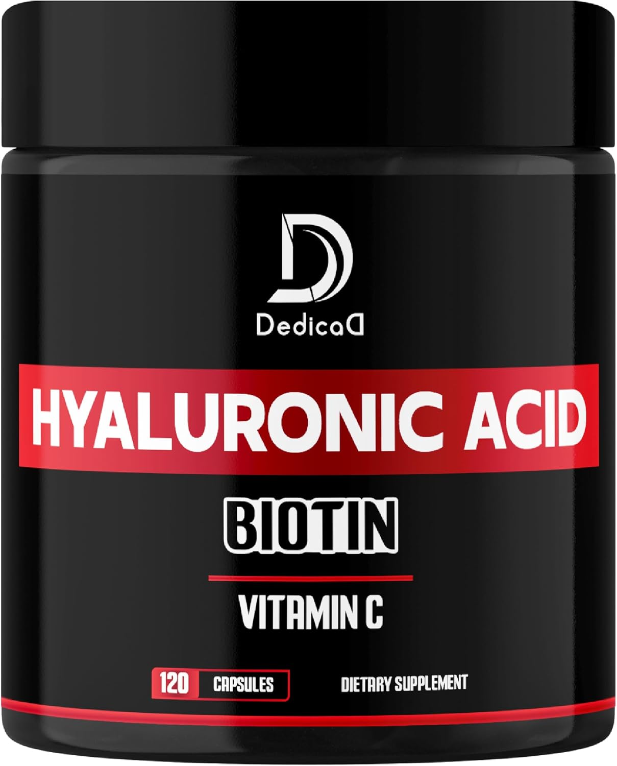 DEDICAD 3In1 Hyaluronic Acid Supplement 525Mg - Combined with Biotin & Vitamin C - 120 Capsules for 4 Months image number 5