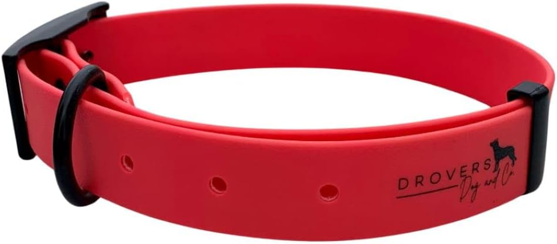 DROVERS Dog and Co Super Tuff Dog Collars- Stink Proof - Pink- Easy Clean (Medium) image number 5