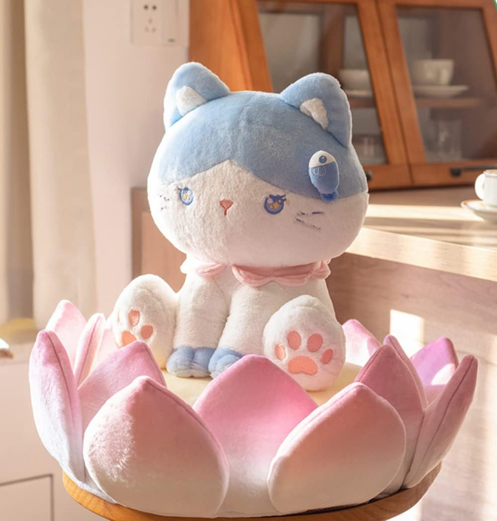 SSDHUA Cat Mattress Flower Cat Sofa Bed Cute and Comfortable Cat Nest Cushion Thickened Non-Slip Three-Dimensional Pet Bed Multifunctional Cushion Indoor Cushion (S) image number 2