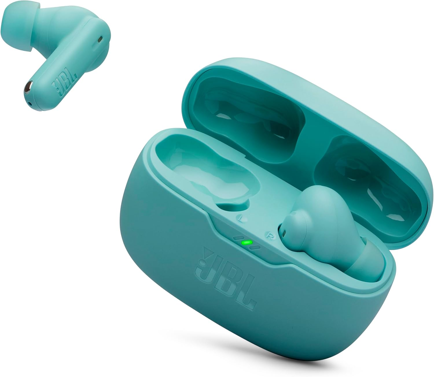 JBL Vibe Beam 2 - True Wireless Noise Cancelling Earbuds Pure Bass Sound & Smart Ambient Technology, 4Mics for Crisp, Clear Calls, up to 40Hrs of Playback, IP54 Dust & Water Resistant (Pink)