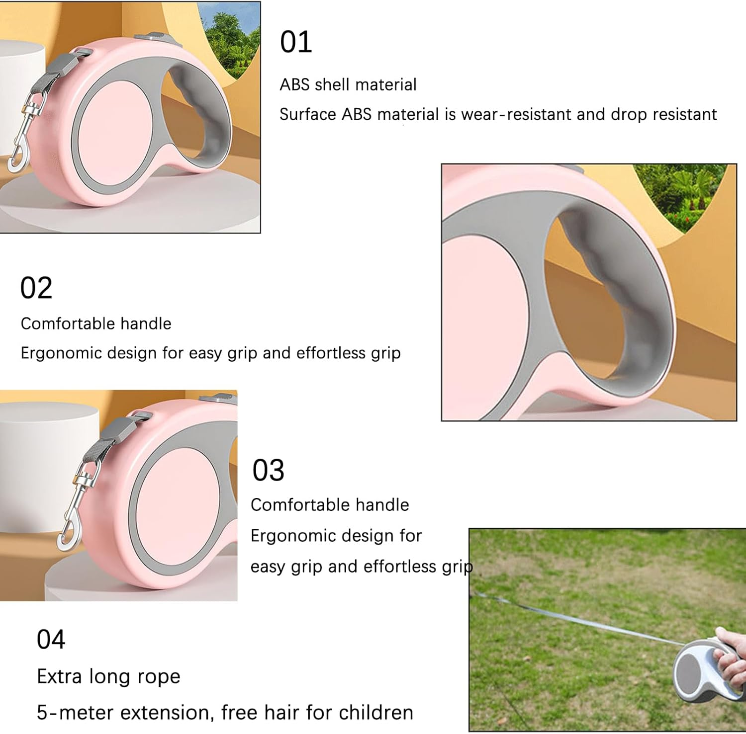 Retractable Dog Leash, Retractable Leads, Dog Retractable Leads, Dog Walking Leash Small and Medium-Sized Dog Portable Pet Supplies Mini Portable