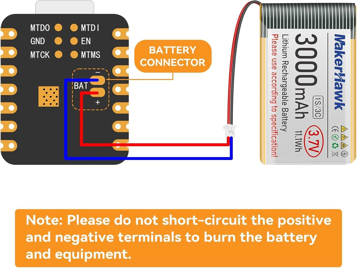 3 Pack XIAO ESP32S3 Iot Mini Development Board (For Arduino) - 2.4Ghz Wi-Fi, BLE 5.0, Dual-Core, Battery Charge Supported, Power Efficiency & Rich Interface for Smart Homes, Iot, Wearable Devices image number 3