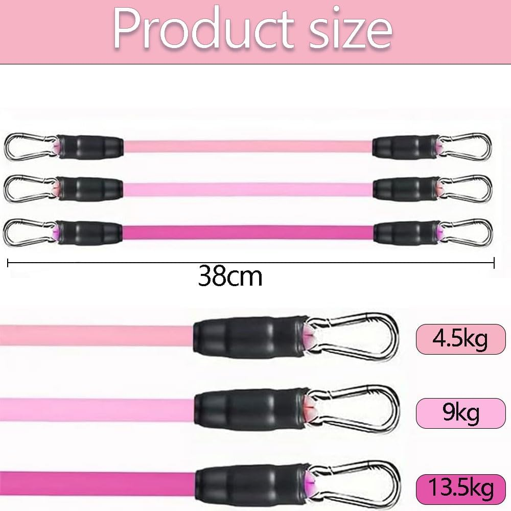 Ankle Resistance Bands with Cuffs &ndash; 3-Piece TPE Exercise Bands Set for Legs, Glutes, and Hip Training, Durable Workout Bands for Kickbacks, Home and Gym Fitness image number 5