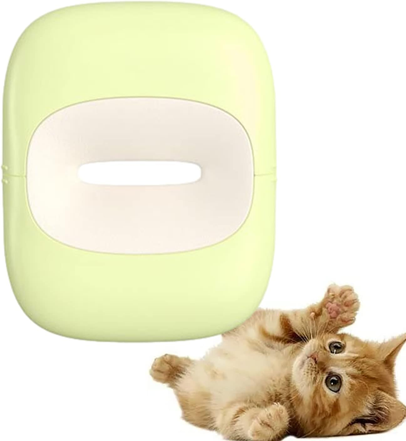 Cleaning Cat Brush - Massage Tool Cat Grooming Brush,Shell Shaped Grooming Brush for Dogs and Cats with Long and Short Hair Evikoo