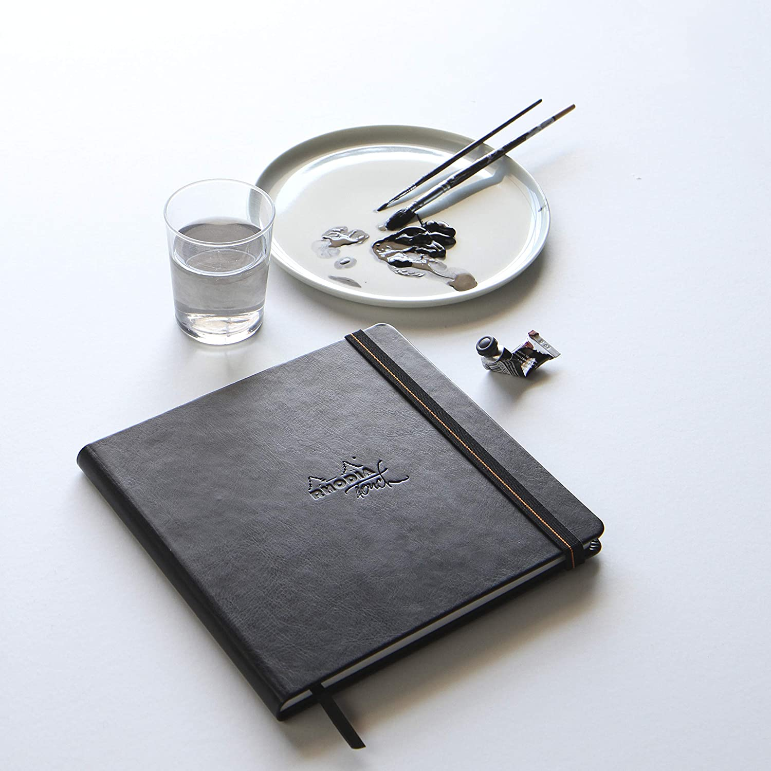 Rhodia Touch Collection Plain Hard Cover Pen and Inkwash Book image number 2