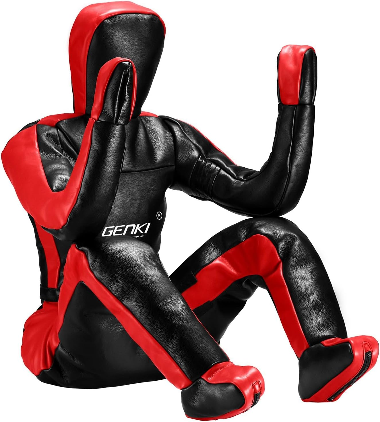 Genki 170Cm Judo Punching Bag,Grappling Dummy MMA Wrestling Jiu Jitsu Boxing Punching Unfilled Karate Kickboxing Practice Bag Kicking Training Mannequin