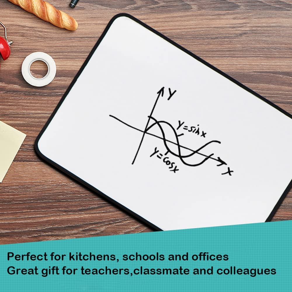 Mini Magnetic Whiteboard, 21 X 30 Cm Small Whiteboard, A4 Desktop Dry Erase Board, Portable Double-Sided Dry Erase Board for Office,School & Home image number 3