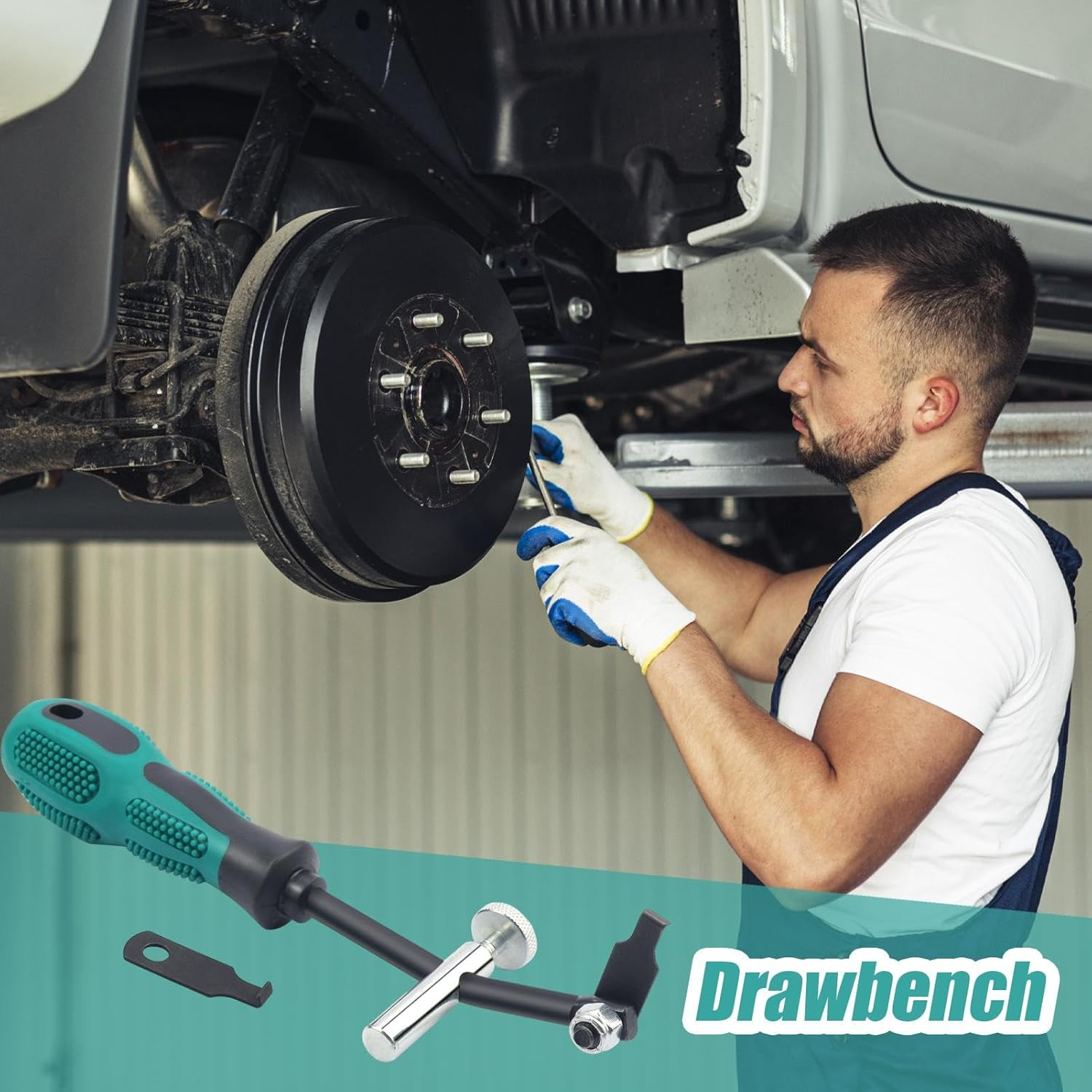 58430 Shaft Type Seal Puller, Seal Puller Tool, Replacement Seal Puller, Automotive Mechanical Repair Tool, Non-Slip Handle Seal Puller, Shaft Seal Removal Tool, Car Repair Tools, Mechanical Wo image number 1