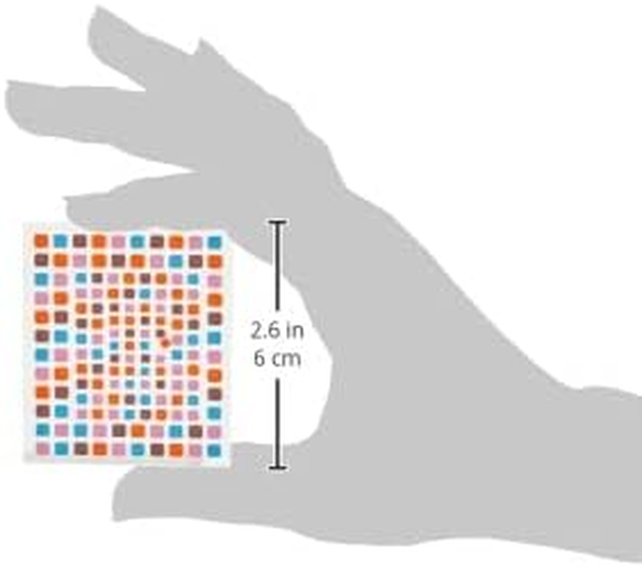 Sabrina Azzi Sabrina Art Deco Stencil Squares Colours (784), Standard, Single image number 1