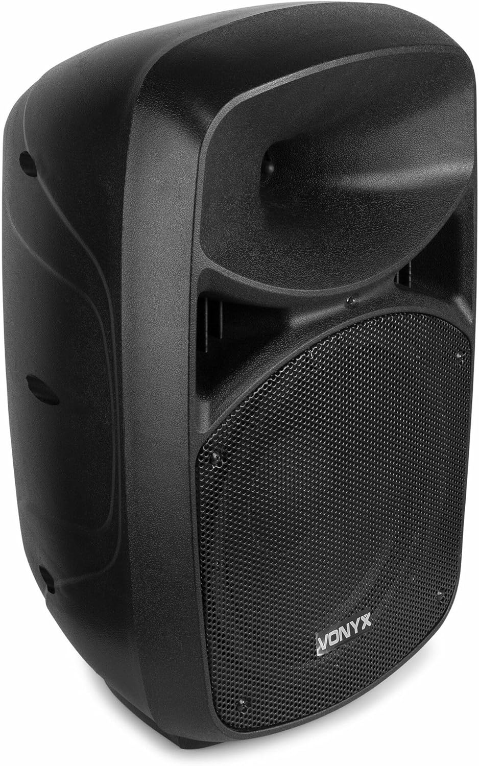 VONYX VPS102A Dual 10 Active DJ Speakers | Bluetooth Speaker with Microphone | Party and Concert Speakers with USB & SD Inputs, LED Lights and Speaker Stands. image number 2