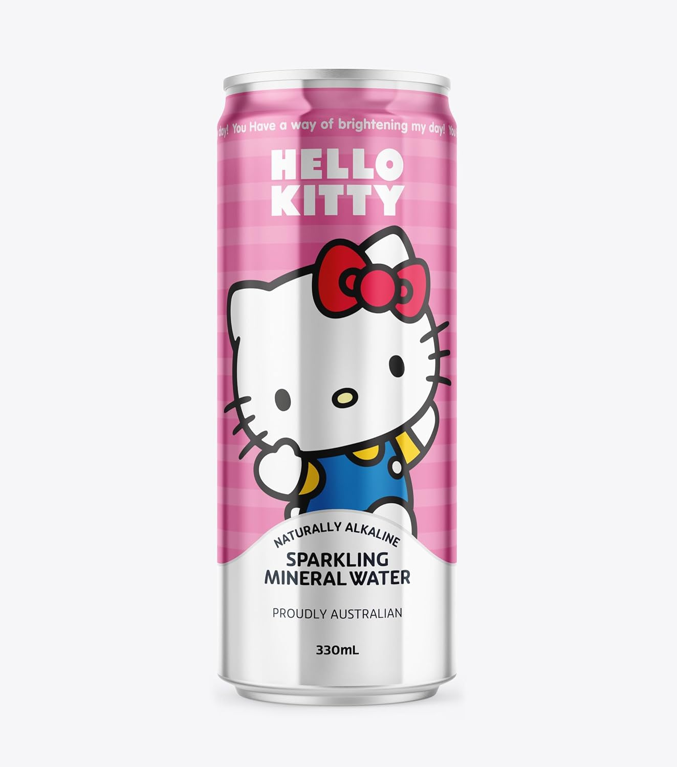 Rippl Hello Kitty Canned Sparkling Mineral Water, 330 Ml, 24 Pack image number 4