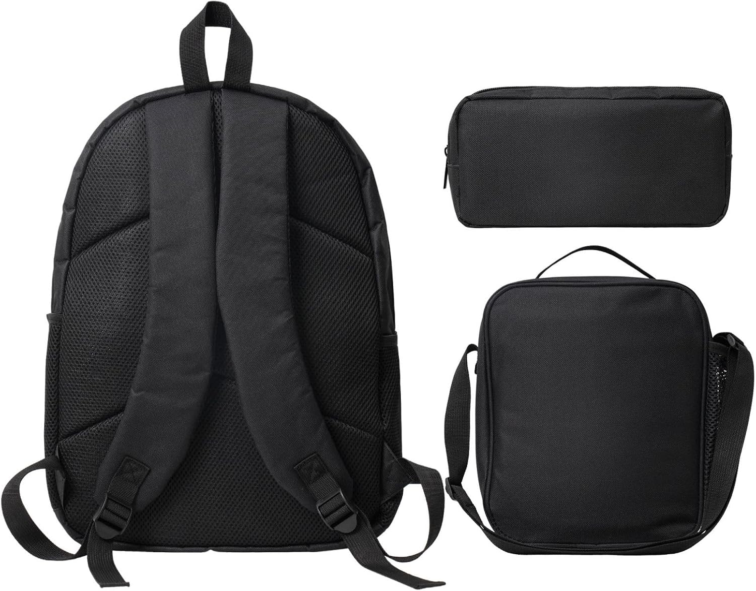 JIUTY Many Zombies Backpacks Backpack with Lunch Box and Pencil for Daily Commute