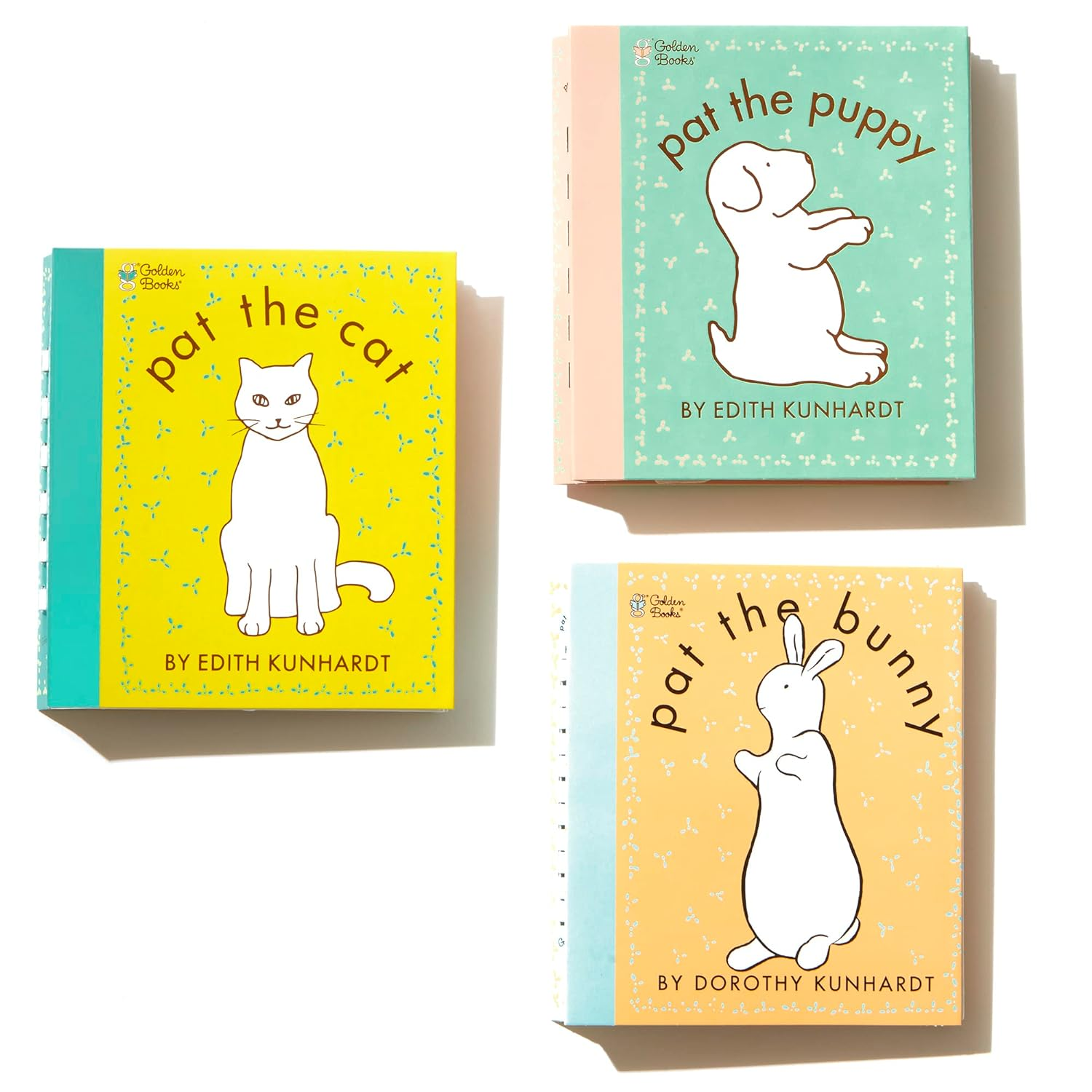 Pat the Bunny Boxed Set for Baby: Pat the Bunny; Pat the Puppy; Pat the Cat image number 1