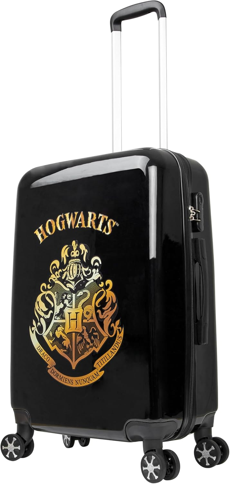 Harry Potter Suitcase for Kids Teens Hogwarts Hard Shell Luggage Rolling Suitcase 4 Wheels & Extendable Handle Travel Essentials for Vacations Trips (S/21.65Inch - 31L, Black) image number 6
