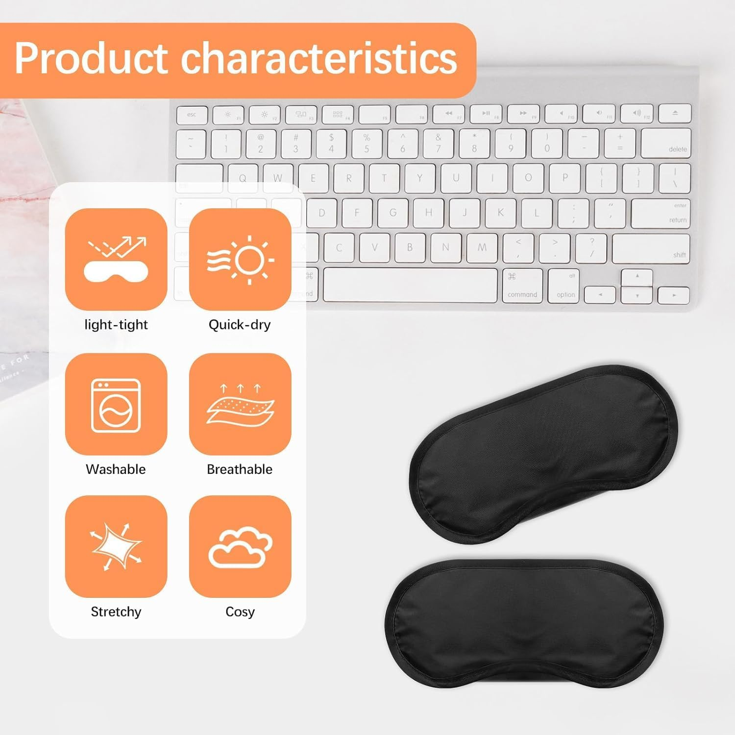 30 Pcs Eye Mask Sleep Masks Bulk Blindfolds for Team Building Party Games with Nose Pad and Adjustable Strap for Women Men 4 Layers Black Blindfold Sleeping Mask