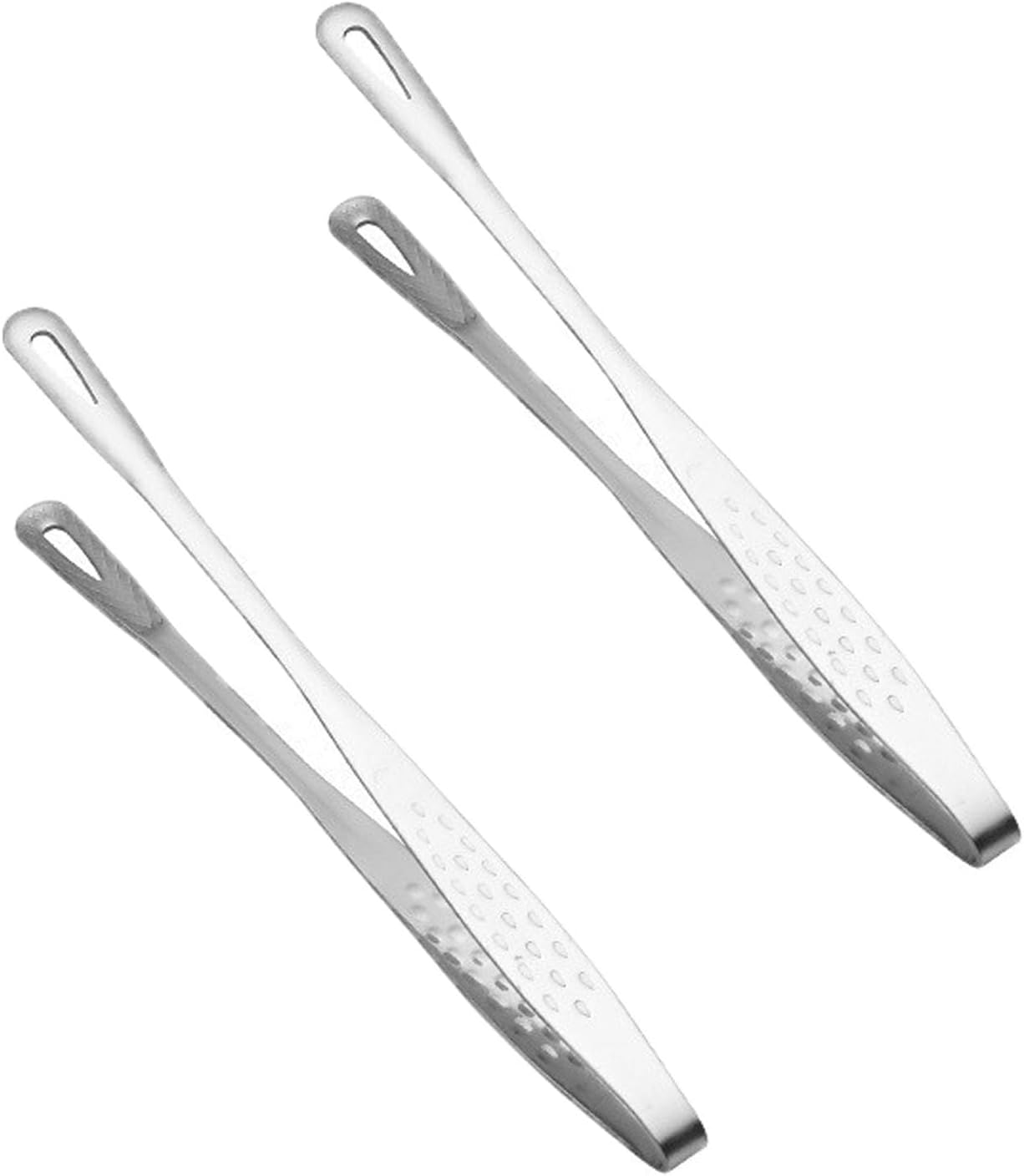 &zwnj;Korean & Japanese BBQ Tongs 2 Pack, Stainless Steel Grill Tongs for Cooking, Heat-Resistant, Rust-Proof, Easy to Clean, Perfect for Home, Restaurant, Outdoor Barbecue(11 Inch) image number 4