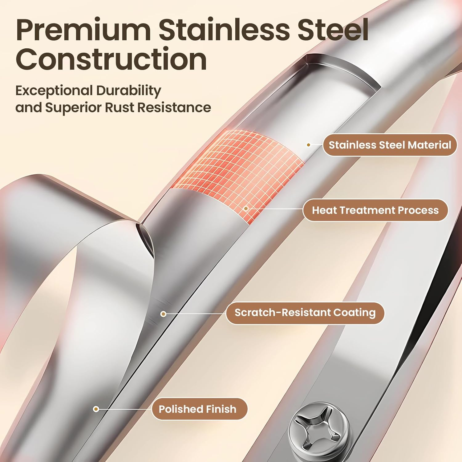 THRAU Cuticle Trimmer for Manicure and Pedicure, Stainless Steel Cuticle Remover Cuticle Nipper, Precise Pointed Tip Grooming Kit for Trim Nail and Dry Skin