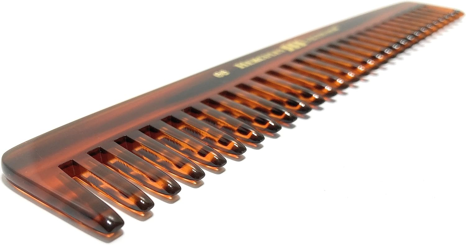 Hercules S&auml;gemann Cellon 66 Hair Styling Comb Handmade Approx. 18.5 Cm Coarse Teeth (66)