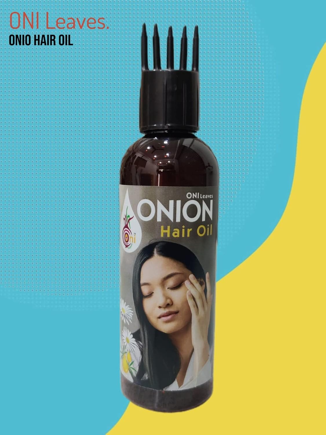 ONILEAVES Onion Hair Oil for Boosting Hair Growth and Controlling Hairfall | 100Ml | Comes with a Comb to Enhance Easy Application image number 5
