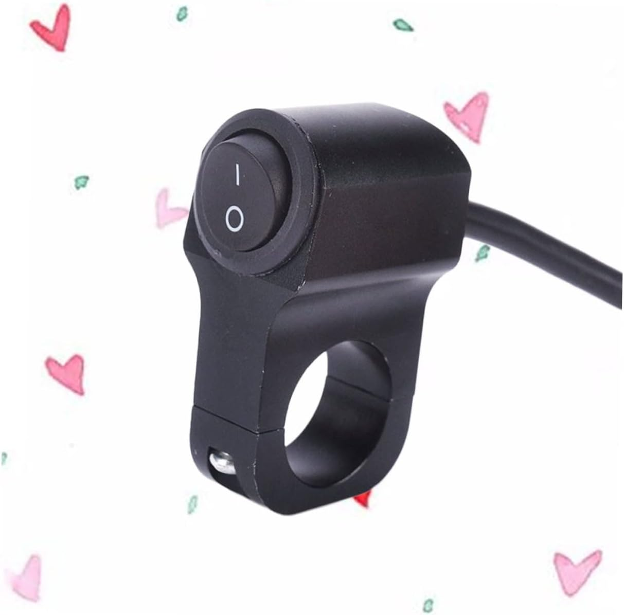 ERINGOGO Electric Bike Handlebar Light On/Off Switch for Motorbike Fog Light Headlight Ignition off 23Mm Fit image number 2