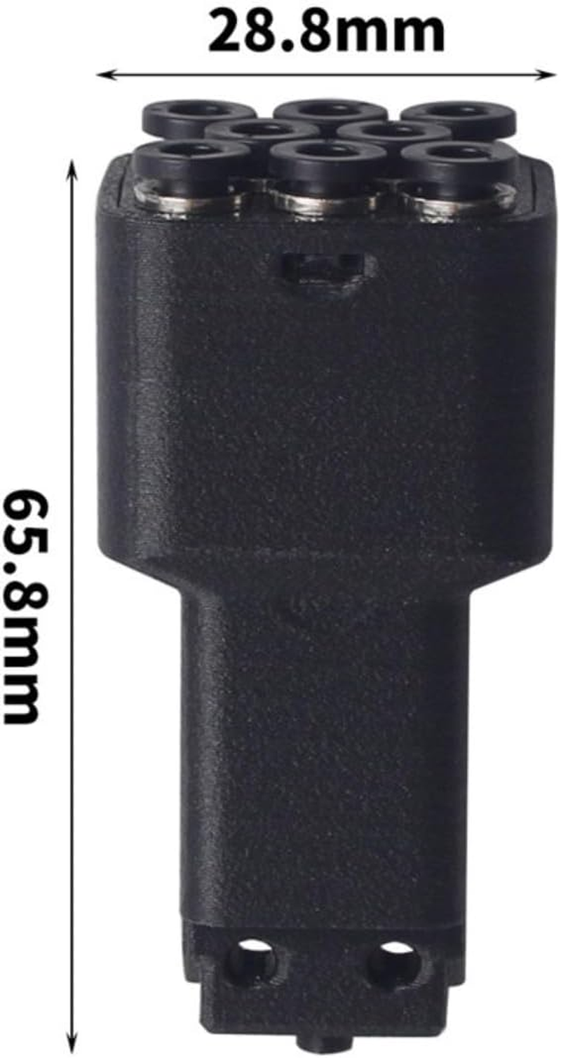 For Anycubic 8 Colors Filament Hub 8-In-1, Filament Hub Compatible with Kobra 3/3 MAX/S1 PRO, 8-Color Compatibility, Tangle-Free Guide Channels, Smooth Feeding, Space-Saving Filament Organizer Part image number 2