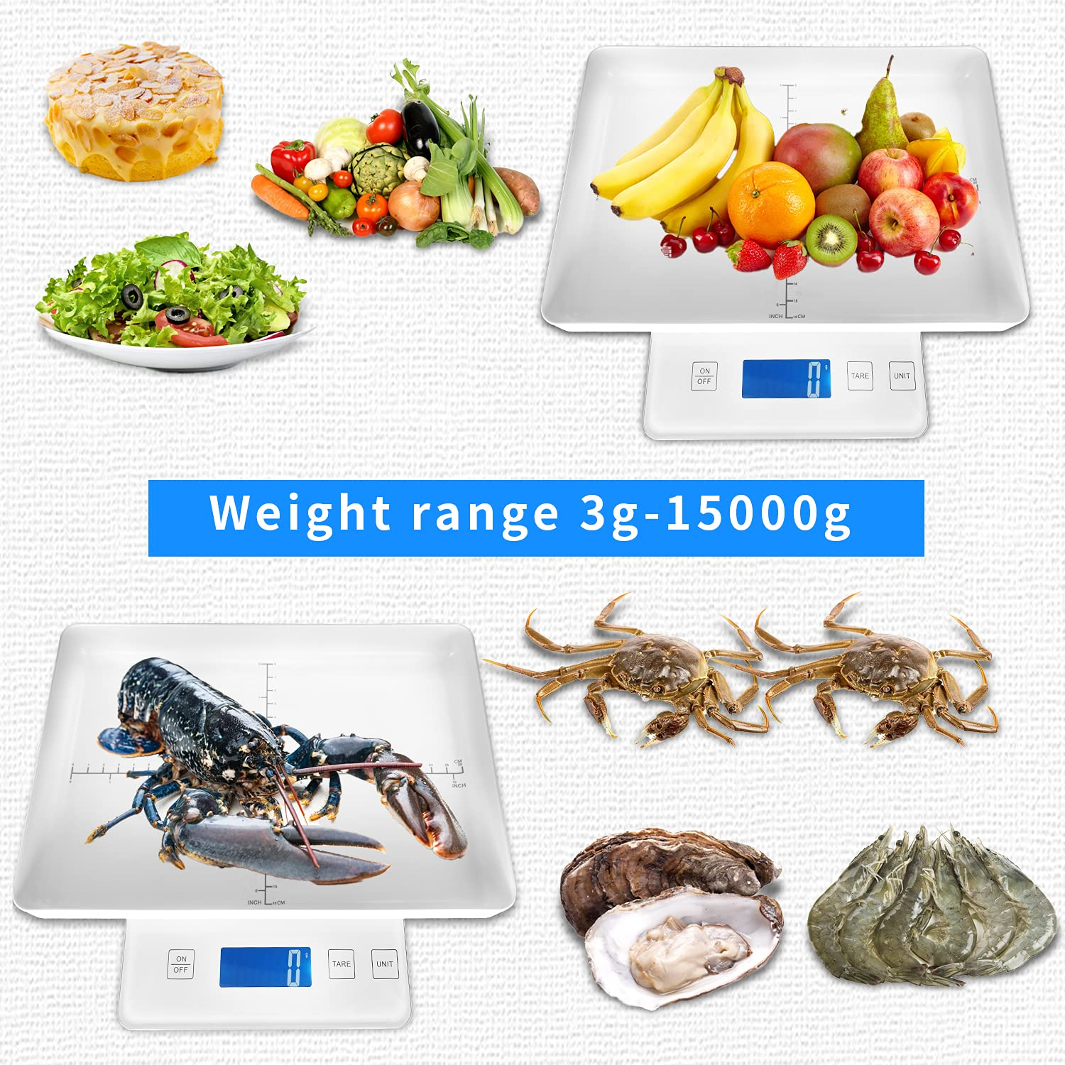 MINDPET-MED Digital Pet Scale for Small Animal, Whelping Scale,Mini Precision Gram Weight Balance Scale, High Precision 1G, Suitable for Newborn Pets - White image number 6