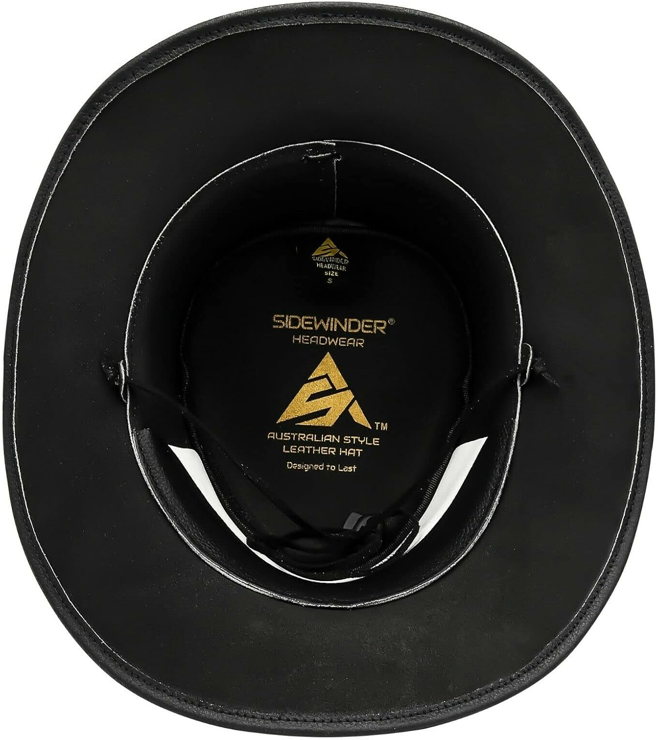 Sidewinder Shapeable Outback Hat Style Leather Cowboy Old Style Hat for Men and Women Western Wide Brim Vintage image number 5