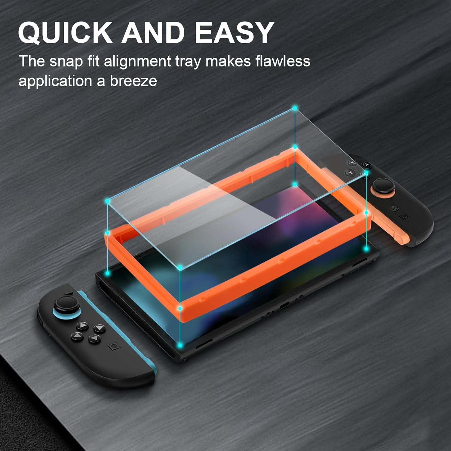 Turquvix Carrying Case for Nintendo Switch 2, Portable Hard Shell Pouch Carrying Travel Game Bag for Nintendo Switch 2 with 12 Game Cartridge (Case with Screen Protectors)