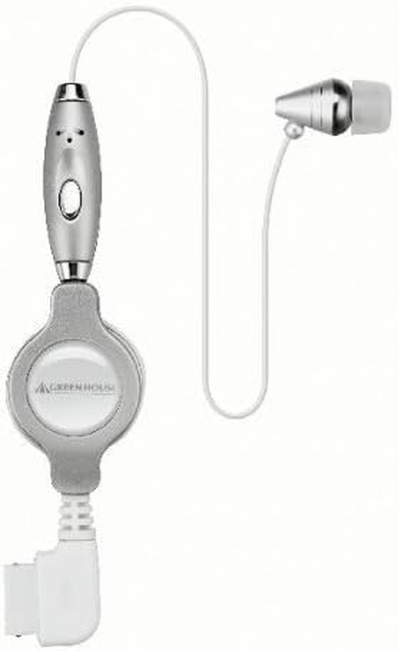 Green House GH-HF-MFS FOMA Silver Hands-Free Earphone Microphone