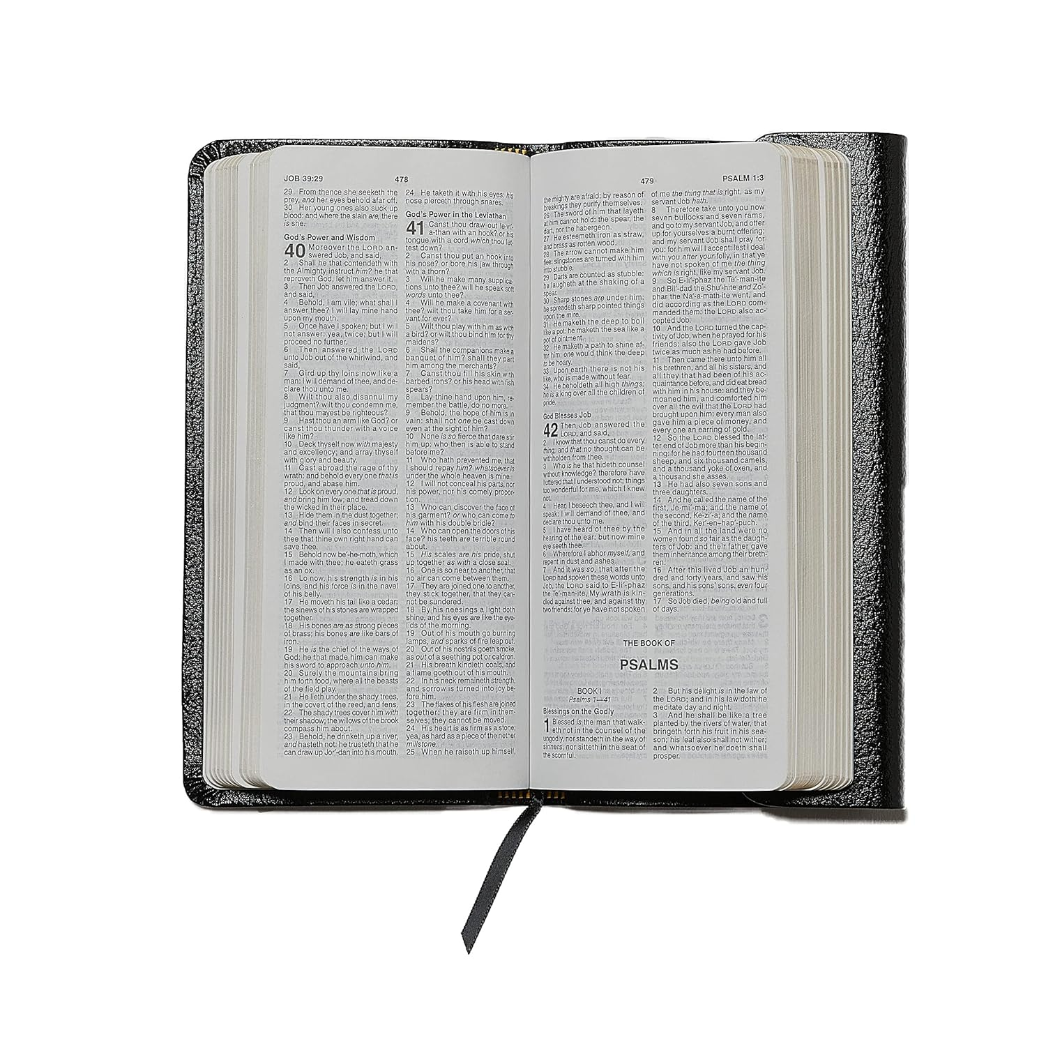KJV, Checkbook Bible, Compact, Bonded Leather, Burgundy, Wallet Style, Red Letter: Holy Bible, King James Version image number 3