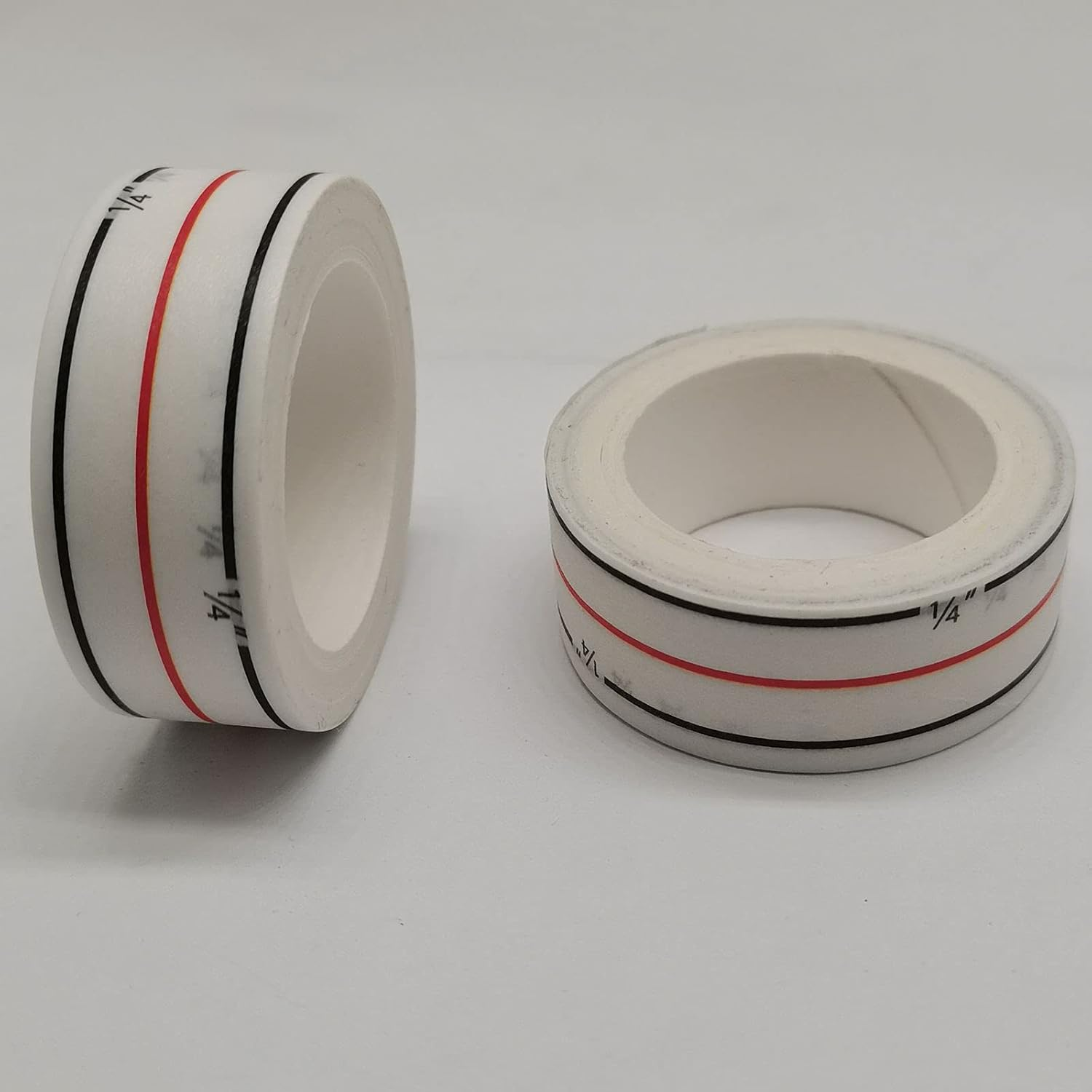 HONEYSEW Diagonal Seam Tapes for Sewing Straight and Diagonal Seams - Basting Tape Instruction Tool - Seamingly Accurate Seam Guide for Sewing Machines (2 Rolls) - 4 Rolls image number 2