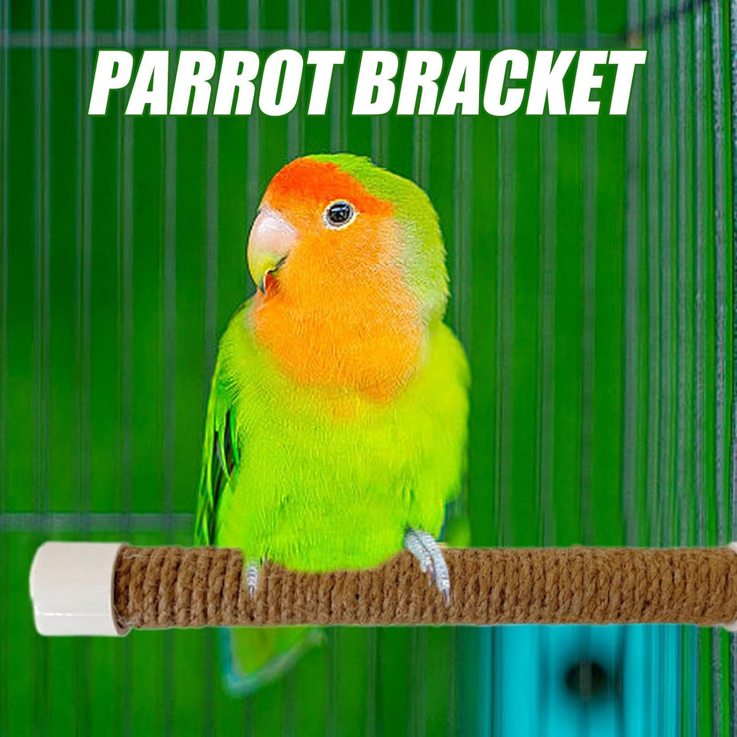 Furtryvl Parrot Shower Perch - Cockatoo Training Stand,Portable Cockatoo Macaw Bird Cage Accessory Suction Cup Perch Toy for Training Supplies Accessories image number 4