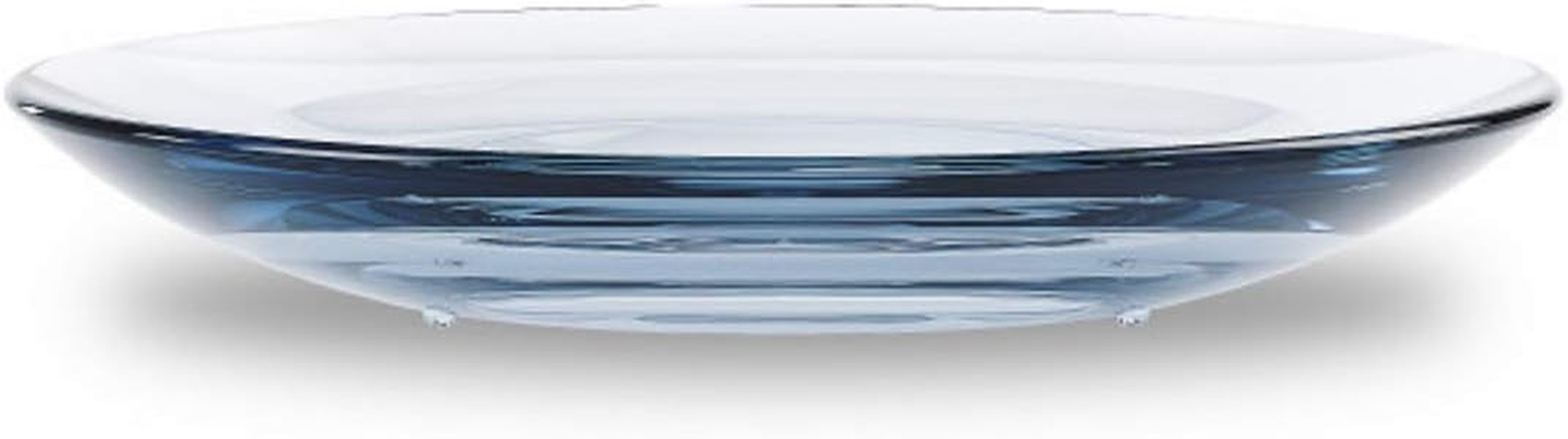 Umbra Droplet Dish Container for Bathroom-Acrylic Holder for Bath Sink-Nicely Fits into Amenity Tray and Holds the Soap Bar Preventing It from Dirt and Ensures Zero Waste, Denim image number 3