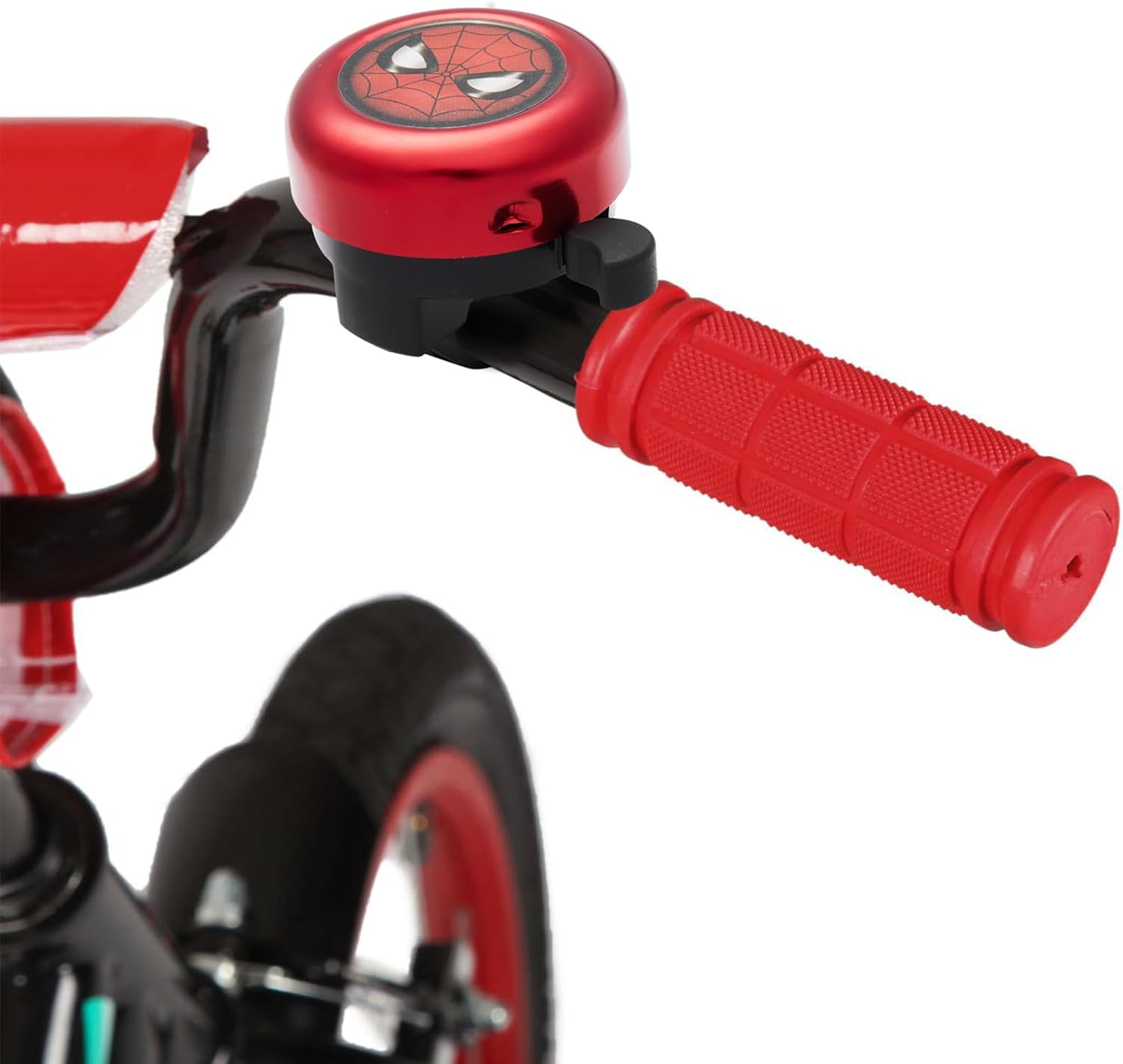 Kids Bike Bell Bike Bell Bike Accessories for Kids Bicycle Bell for Boys Girls with Loud Clear Sound Bike Bells for Adults Toddler Scooter Bells Cute Fit 0.87" Handlebars Red Spider image number 1
