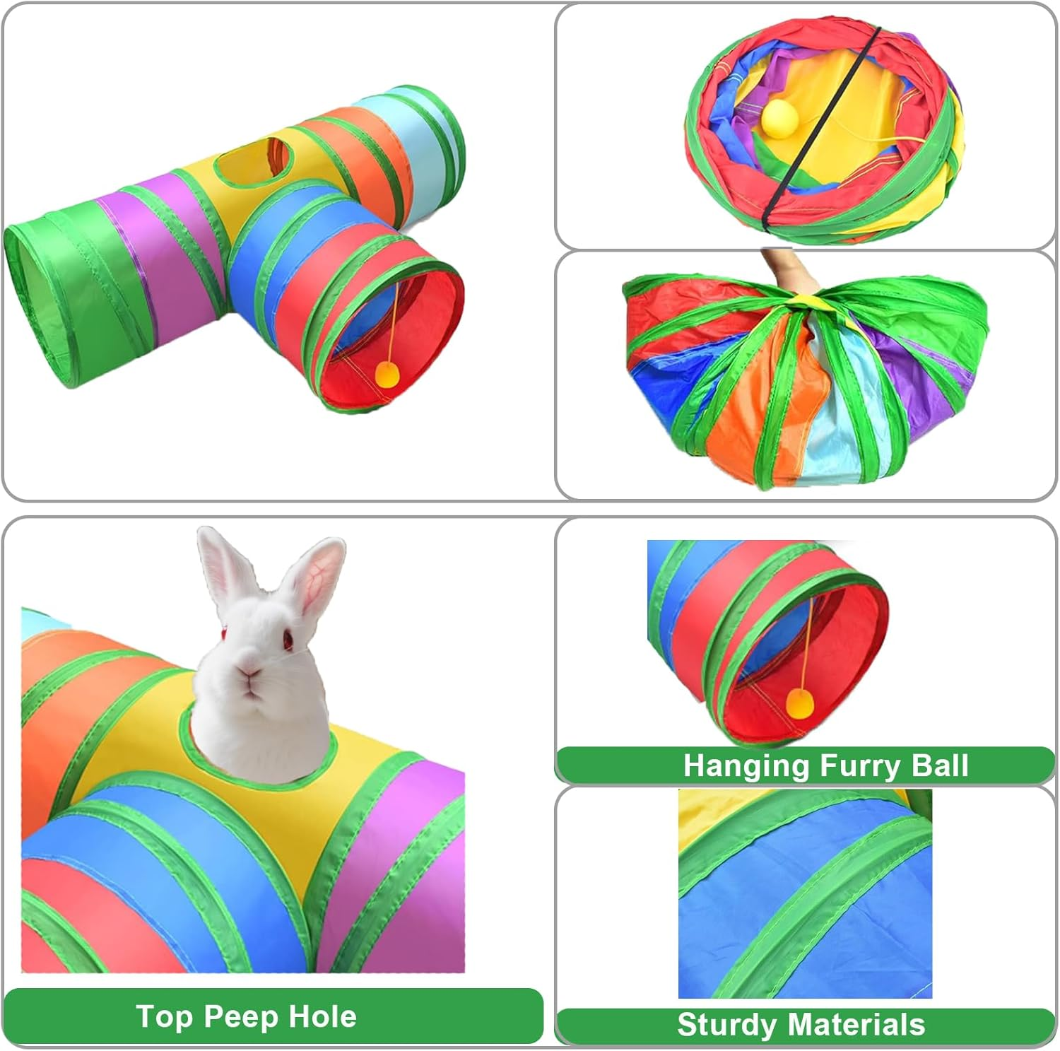 GUXLXAR Pack of 34 Rabbit Toy Activity Small Animals Chew Toy for Small Animals, Molar Toy, Dental Care, Wooden Accessories, for Rabbits, Hamsters, Guinea Pigs and Chinchillas