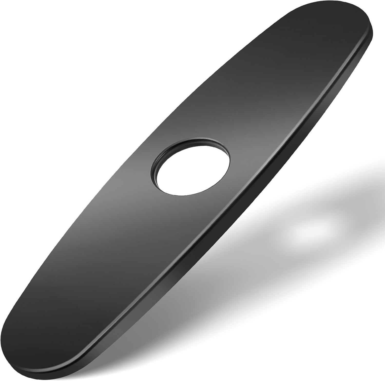 Kitchen Sink Faucet Hole Cover, Deck Plate Escutcheon for Kitchen Faucet- 10 in Sink Hole Cover, Plumbing Cover Plates, 10" Deck Plate for Pull down Faucet: 304 Stainless Steel(Brushed Nickel)