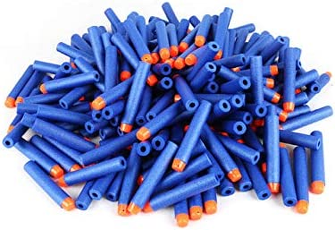 200 Nerf N Strike Blaster Compatible Dart Bullets,200Pcs Nerf Bullet Refill Darts Premium Foam Bullets Pack Compatible for Nerf N-Strike Elite Guns image number 1