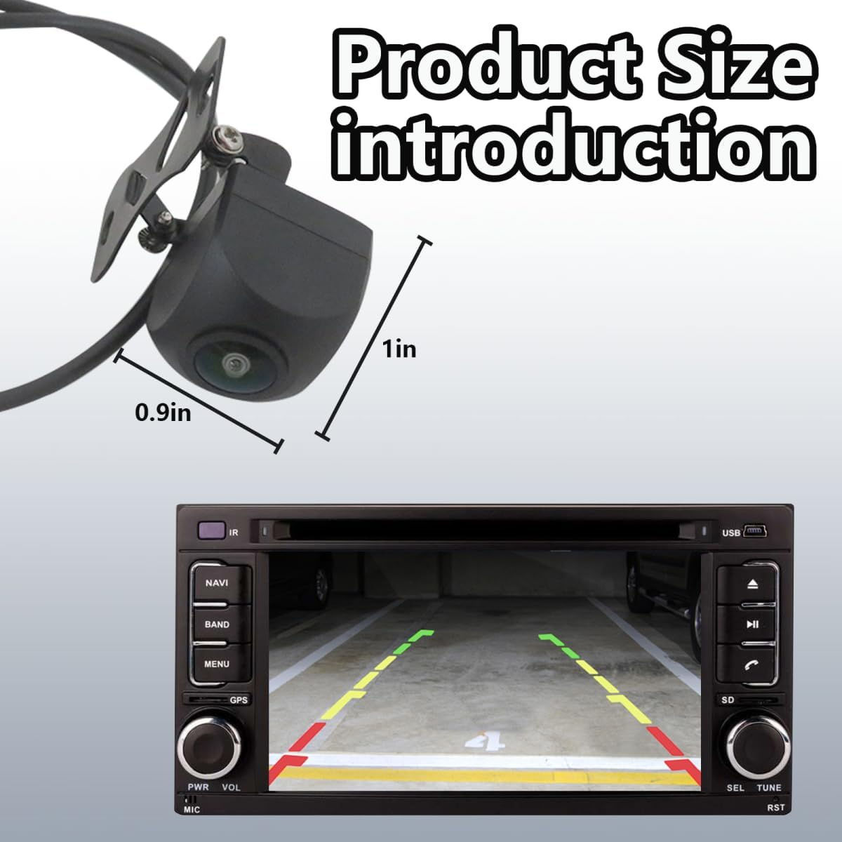 New 170&deg; Reverse Camera Waterproof Car Rear View Backup Parking Cam HD Night Vision image number 5