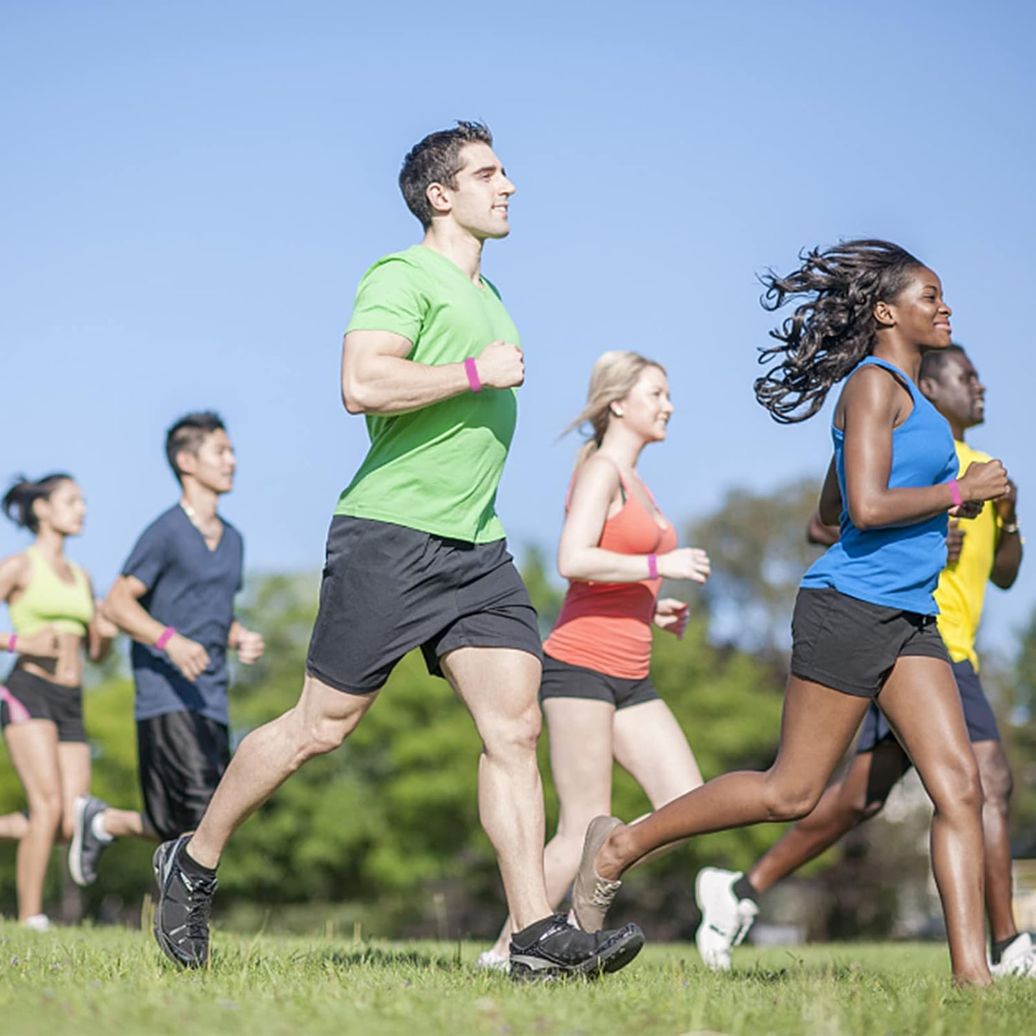 Wristall Plastic Party Wristbands-100 Pack&hellip; - Green image number 4