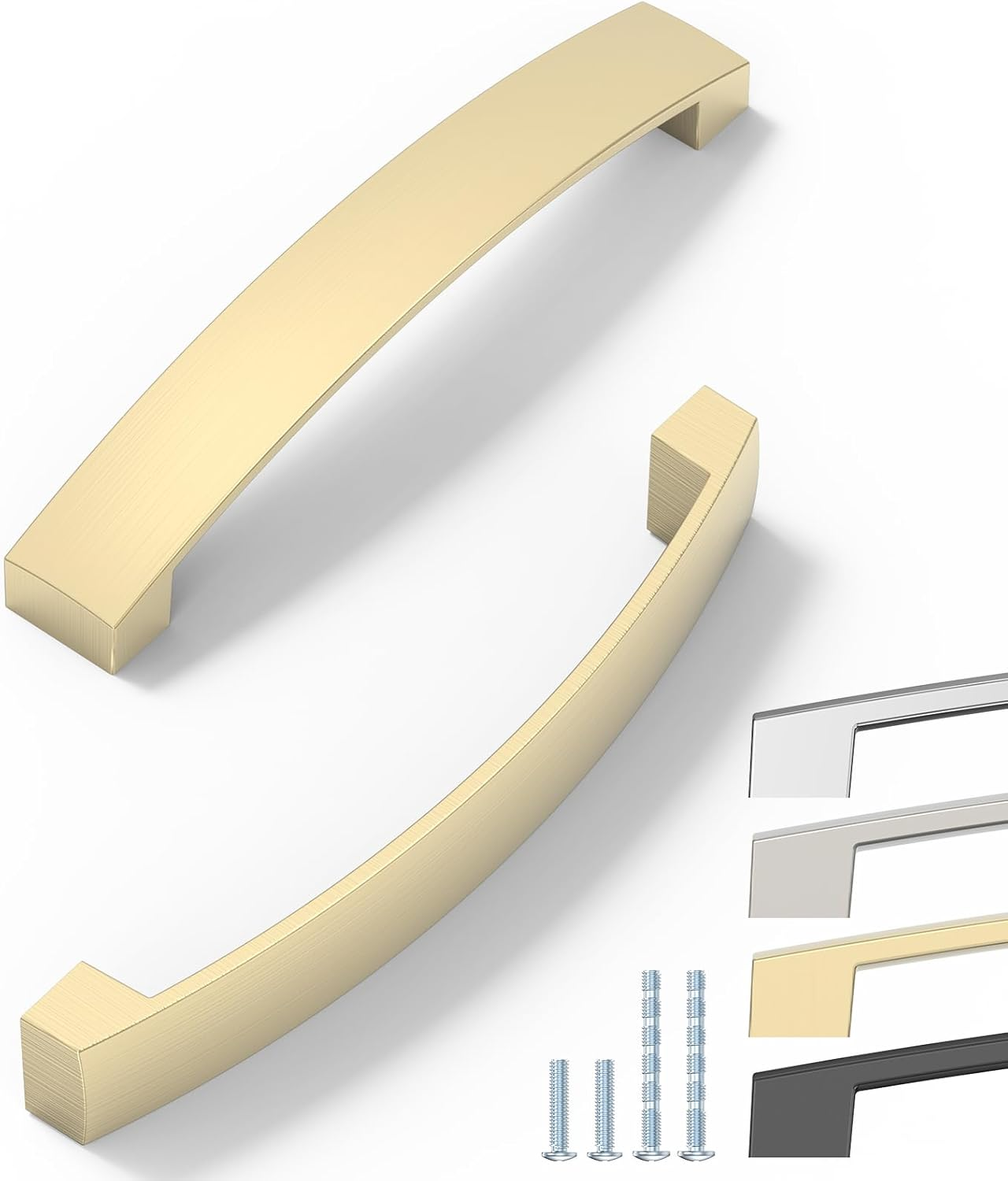 ELEBUILD Pack of 12 Handles 160Mm Chrome Cupboard Handles Elegant Kitchen Handles