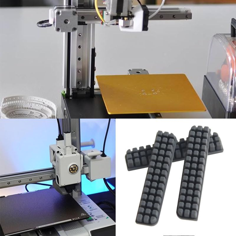 WADY 8 Pcs 3D Printer Silicone Nozzle Brush for Bambu Lab A1,Nozzle Wiper Cleaning Tool for 3D Printer Hotbed,Nozzle Silicone Brush Consumables Cleaning Tool for 3D Printer Hotbed of Printer Parts