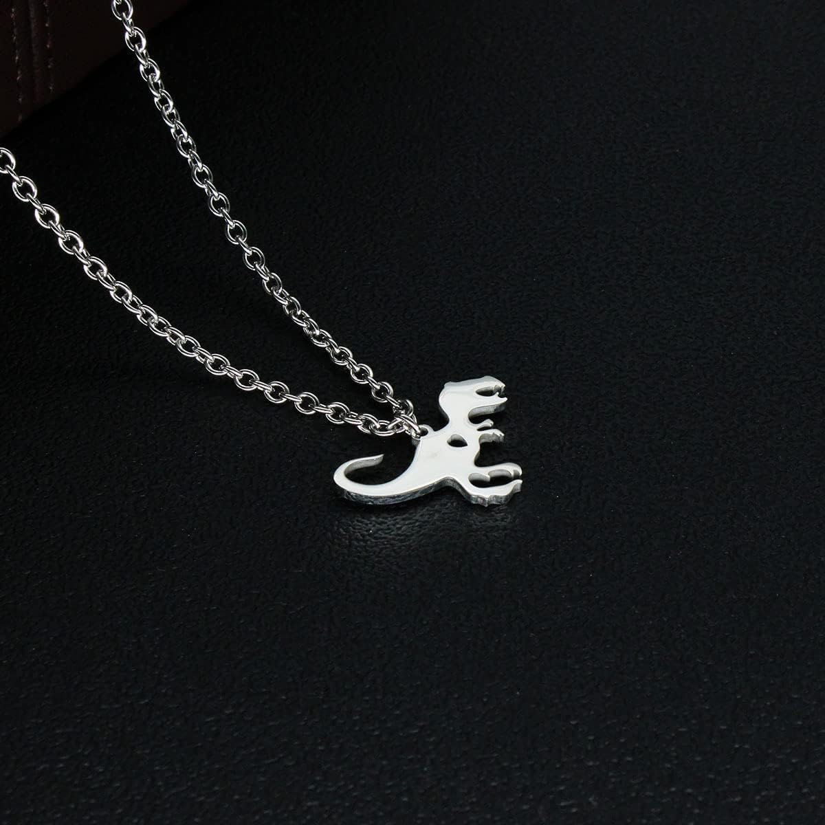 Dinosaur Gifts Necklaces for Boys Dinosaur Necklace for Women Girls Boys Christmas Birthday Gifts for Son Daughter BFF Friends Mom Dad Aunt Uncle image number 4