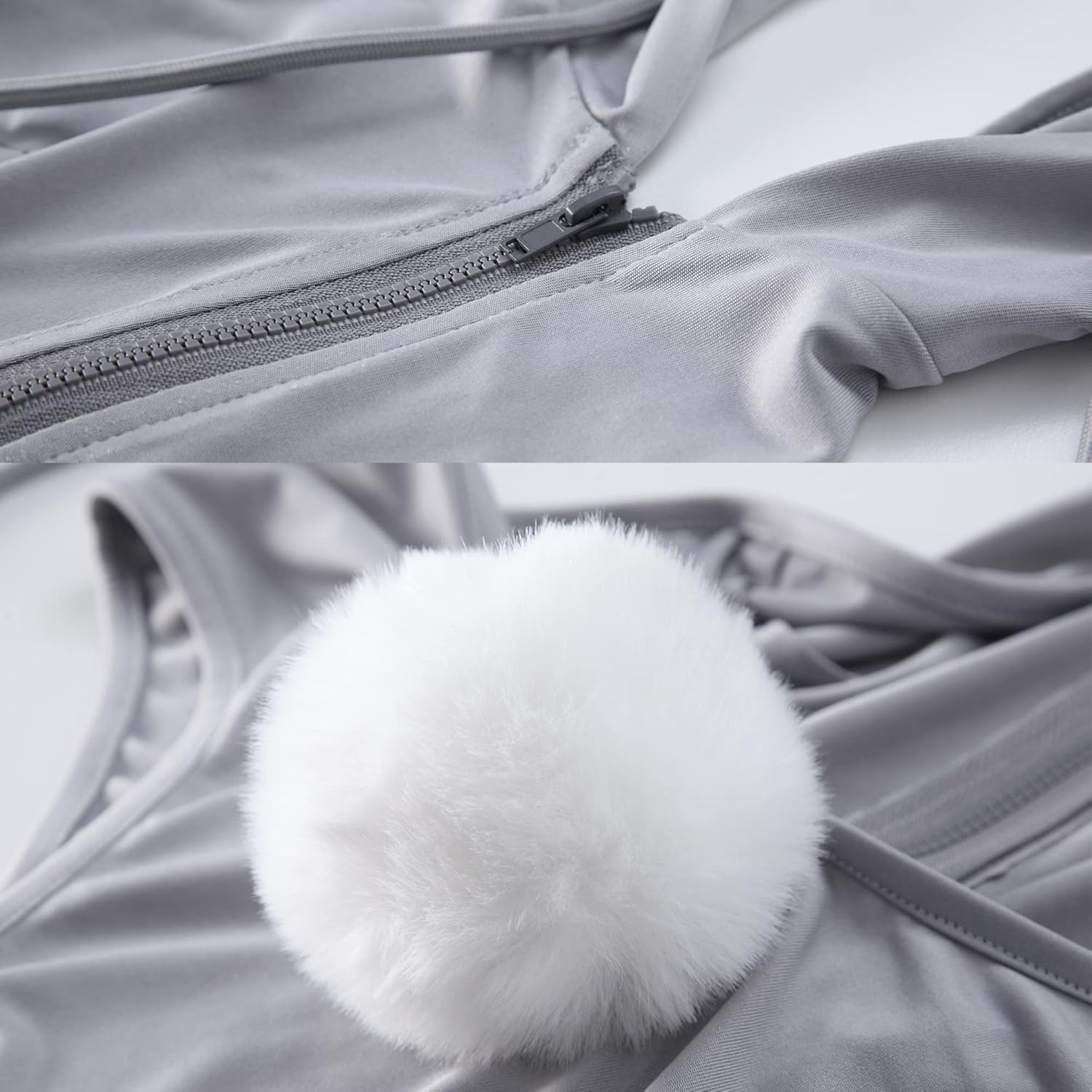 Jasmygirls Anime Lingerie Sexy Bunny Cosplay Costume Kawaii Maid Outfit Japanese Cute Roleplay Bodysuit Lolita Hoodie image number 4