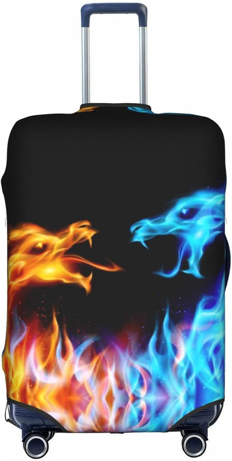 Ice and Fire Dragons Luggage Cover Anti-Scratch Suitcase Protector Fits 18-32 Inch Luggage image number 3