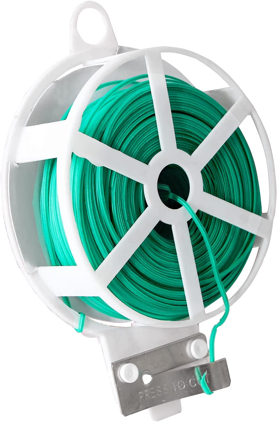 2PCS 2Mm*100M Garden Wire Set Soft Garden Ties Plant Twist Wires for Gardening Climbing Plants, Vines, Shrubs and Flowers (GREEN) image number 1