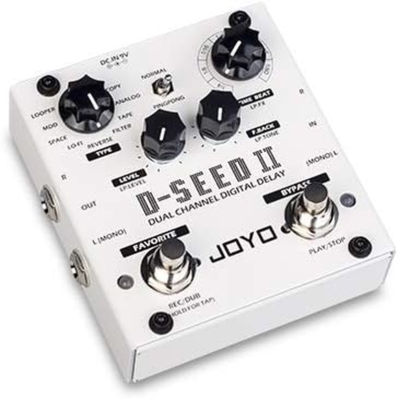 JOYO D-SEED-II Dual Channel Digital Delay Guitar Pedal image number 6